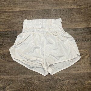 Free People FP Movement 'The Way Home' Running Shorts White Size Medium